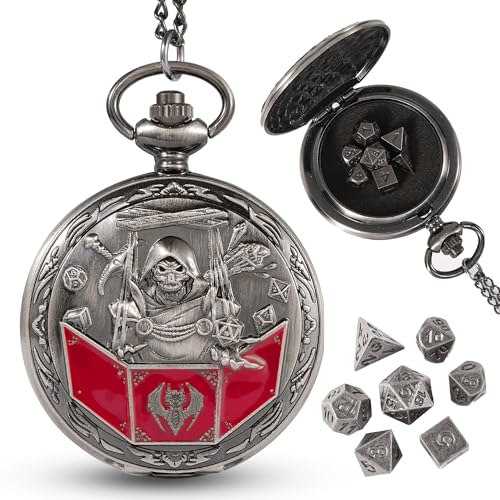 Banloga D&D Dice Set,7PCS Metal Dice for Dungeons