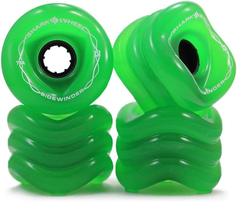 Shark Wheel Sidewinder Longboard Wheels 70mm, 78a