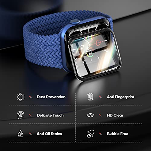 TAURI [4 Pack Compatible with Apple Watch Series 6/SE/5/4 40mm Screen