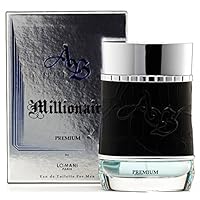 Ab Spirit Millionaire Premium Eau de Toilette Spray for Men by Lomani