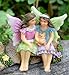 Miniature Fairy Garden Sisters Alice & May (Hand Painted) by Twig & Flower Gifts for Her