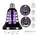 Bug Zapper Light Bulb - [2018 UPGRADED] Auledio 2 in 1 Electronic Insect Killer, Mosquito Killer, Fly Killer UV Lamp , 110V E26 Light Bulb Socket Base for indoor and outdoor（black）