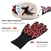 Extreme Heat Resistant Gloves, 932°F BBQ Accessories Fireproof Oven Mitts Cut Resistant for Grilling, Welding, Cutting, Baking
