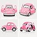 1:38 Diecast Car Play Vehicles Classic Diecast Model Cars Moving Toys Pull Back Action with Lights and Music Pink
