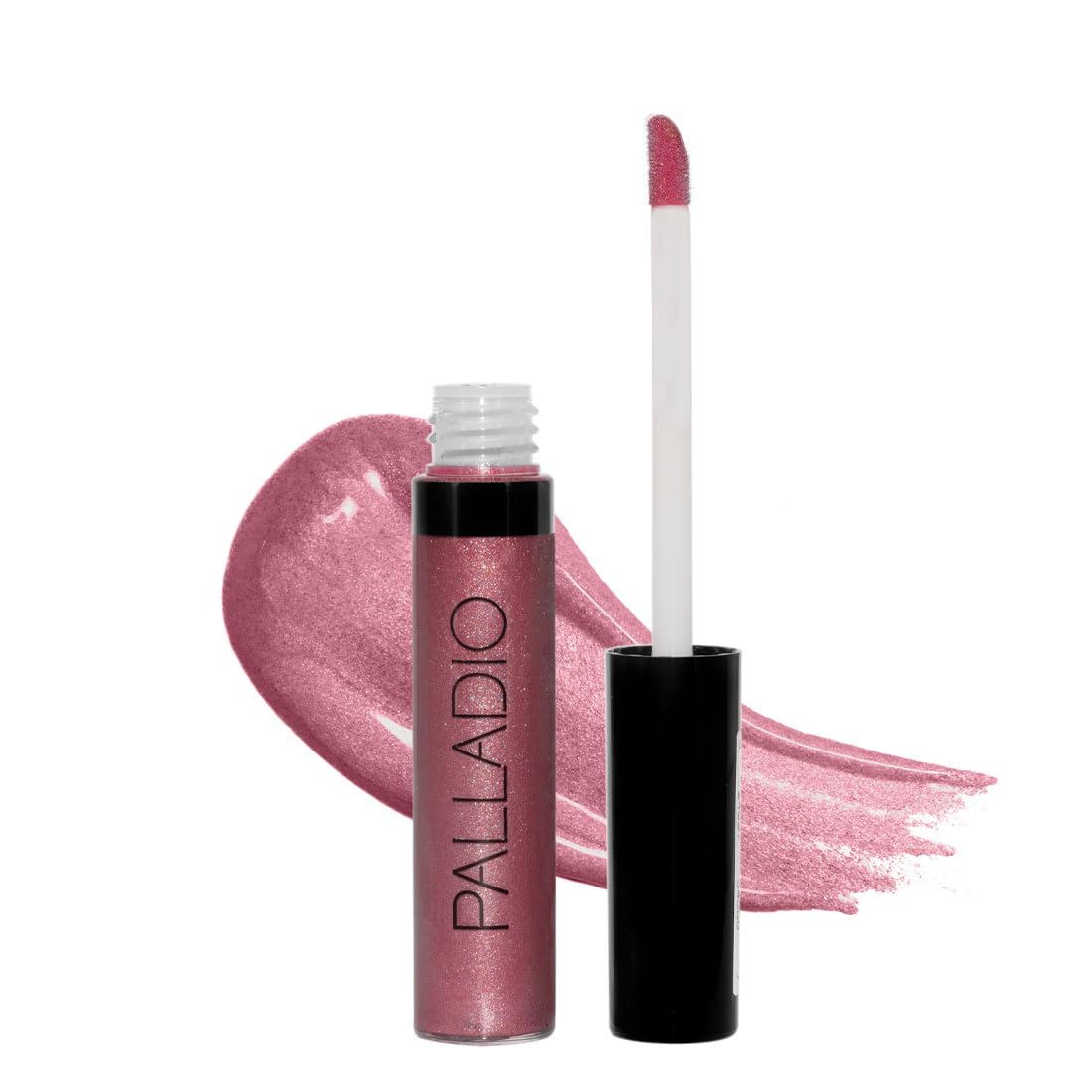 Palladio Lip Gloss, Non-Sticky Lip Gloss, Contains Vitamin E and Aloe, Offers Intense Color and Moisturization, Minimizes Lip Wrinkles, Softens Lips with Beautiful Shiny Finish, Facet