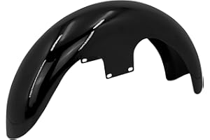 HDBUBALUS Motorcycle Front Fender 23" Wheel Wrap Mudguard Fit For Harley Touring Electra Road Street Glide Baggers Road King 