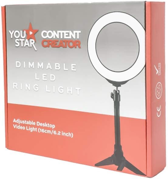 You Star Content Creator 16cm Dimmable LED Ring Light - Image 4