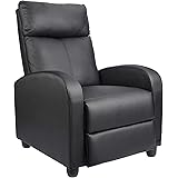 Homall Recliner Chair Padded Seat Pu Leather for Living Room Single Sofa Recliner Modern Recliner Seat Club Chair Home Theate