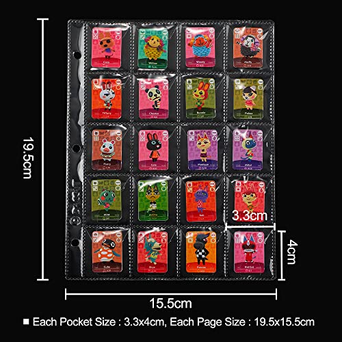 amiibo card binder Amazon.com: RHOTALL 300 Pockets Cards Holder Compatible with Zelda Tears of the Kingdom Mini Cards,with Animal Crossing Mini Cards,Trading Album Display Holder for Amiibo Cards,Game Cards, SD Cards : Toys Archival Safe 80-Pocket Binder for