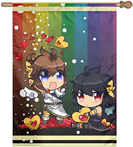 Valenti47 Nintendo Dark Pit Amiibo Beautiful Garden Flag