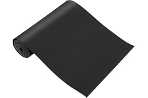 FLKQC Sponge Neoprene Without Adhesive Foam Rubber Sheet, 1/8" x 17" x 80" Neoprene Rubber Sheet, Neoprene Padding Sheet, Cut to Multiple Dimensions and Lengths for DIY Padding Gaskets