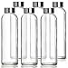 MEGALOWMART Glass Bottle Set Without Strap (Pack of 6)
