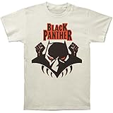 Marvel Men's Black Panther Fists Logo Slim Cotton T Shirt