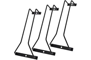 zoohot 8.8-Inch Wine Glass Rack - Under Cabinet Stemware Wine Glass Holder Glasses Storage Hanger Metal Organizer for Bar Kit