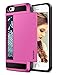 Vofolen Case Wallet Cover Impact Resistant Protective Shell Shockproof Rubber Bumper Case Rose