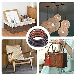 GORGECRAFT 8mm x 10m Gradient Rattan Weaving Wicker