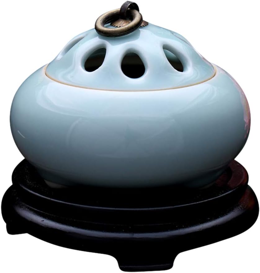 RXBFD Ceramic Incense Burner,Aroma Diffuser with Timing Temperature Control,Applicable to A Lot of Fragrance Materials Electric Censer,for Home Decor Yoga