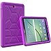 Galaxy Tab S2 9.7 Case - Poetic [Turtle Skin Series]-[Corner/Bumper Protection][Tactile Side Grip][Sound-Amplification][Bottom Air Vents] Protective Silicone Case for Samsung Galaxy Tab S2 9.7 Purple