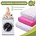 M&Y Fitted Crib Sheets Girl (3-Pack, 52x28x9in, Pink), 100% Jersey Knit Cotton Organic, Fits Standard Crib Mattresses, Super Soft and Safe for Baby