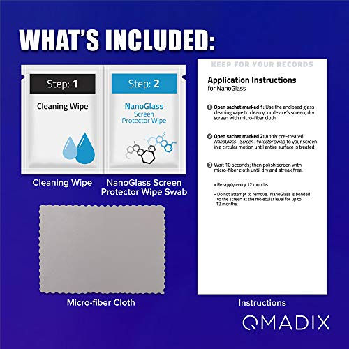 QMADIX Invisible First Defense Nano Liquid Glass Screen Protector