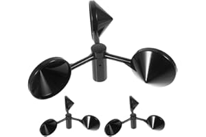 INOOMP Wind Speed Anemometer Cup Accessories 3Pcs for Handheld Wind Meter Accurate Outdoor Meteorological Measurement Compact