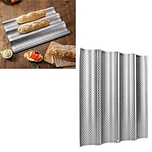 SunshineFace Niet-Stick Multi-Grooves Golven Franse Broodpan, stokbrood Bakken Kookplaat Mold Keuken Tool