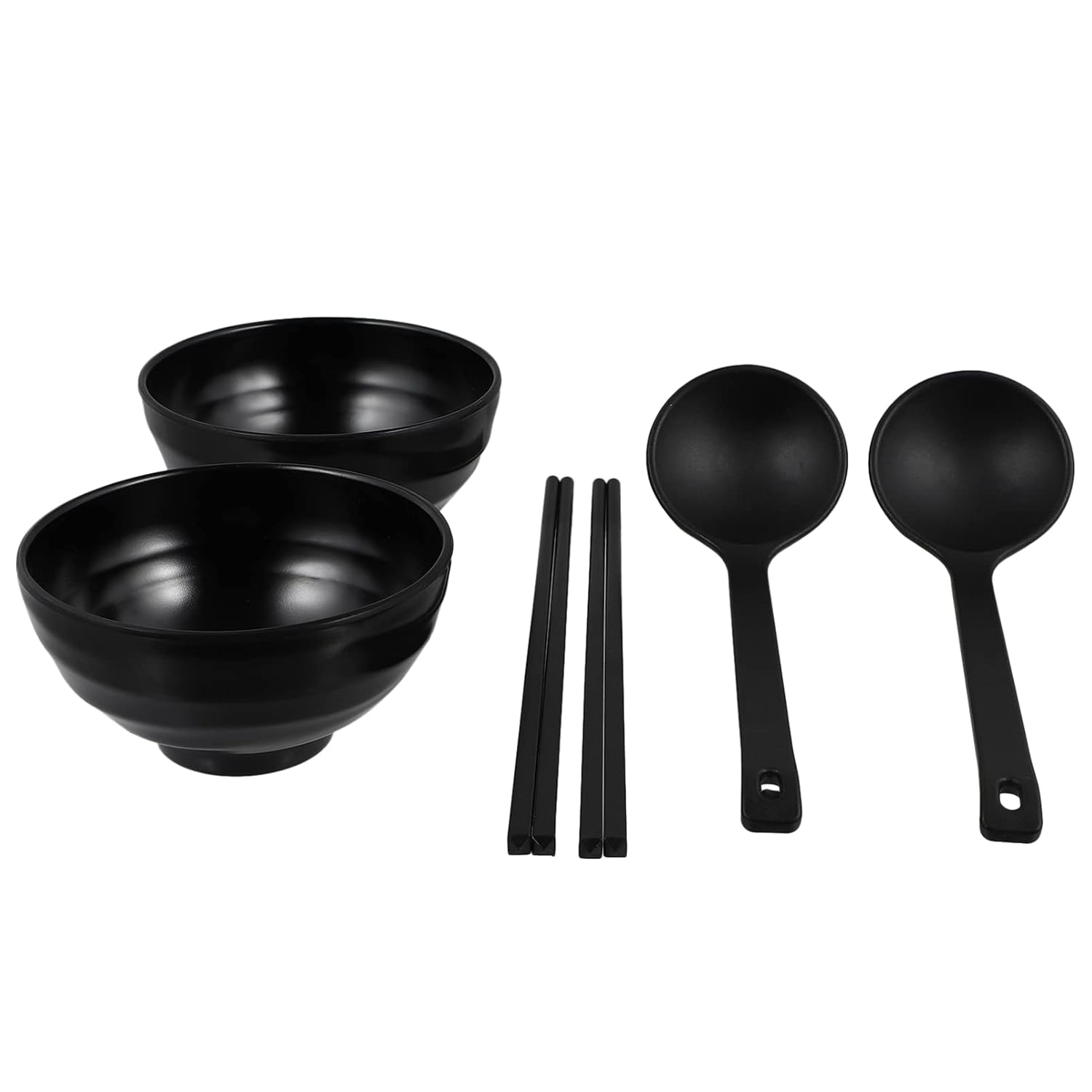 TOPBATHY Miso Soup Bowl Set Japanese Style Bowl Melamine Asian Bowl