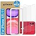Amuoc Compatible with iPhone 11 Screen Protector | iPhone XR Screen Protector， Tempered Glass Film for Apple iPhone XR /11/, 3-Pack Clear
