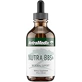 NutraMedix Nutra-BBS+ - Herbal Supplement for Microbial, Antioxidant and Immune Support - with Elecampane + Jalapa Root, Artemisia Annua and Capirona Bark (4 oz)