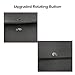 Oak-Pine 26 Pockets Expanding File Folder - Large Plastic A4 US Letter Size Expandable File Organizer Document Accordion File Folder Wallet Briefcase Business Filing Box with Handle (Black)