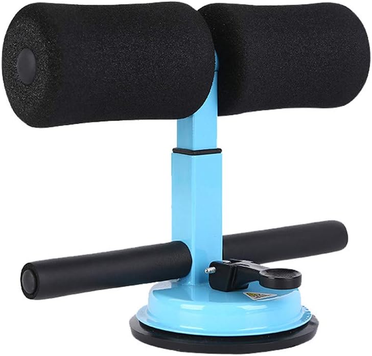 OMGYST Core Strength Abdominal Trainers Height Sit-ups Assistant Device Household Fitness Equipment for Abdominal Muscle Exercise Machine Portable Self-Suction Situp bar (Blue)
