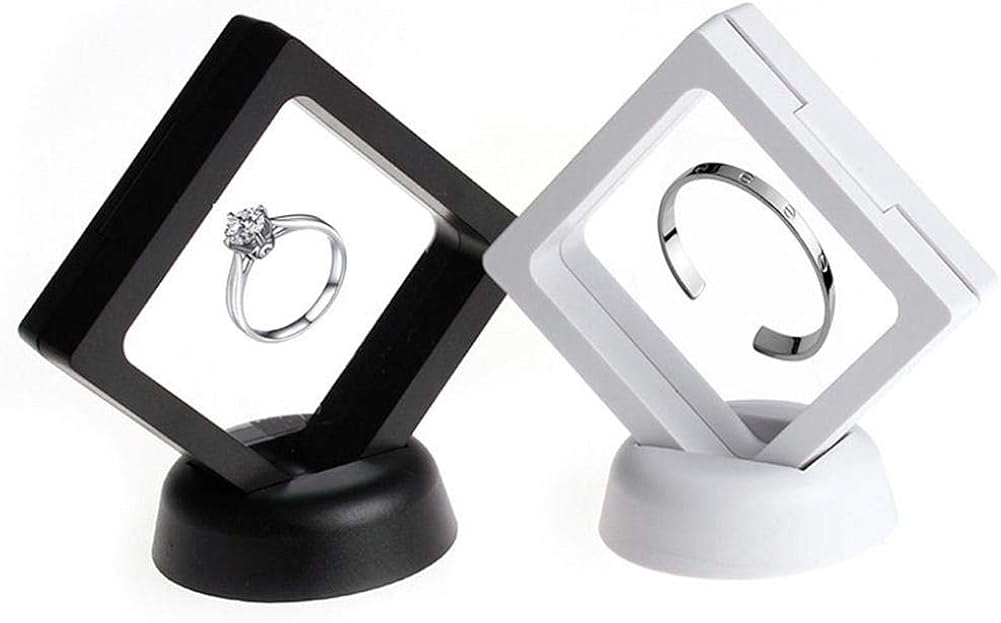 KWOSJYAL 4 Piezas Caja De Almacenamiento De Exhibición De Joyería