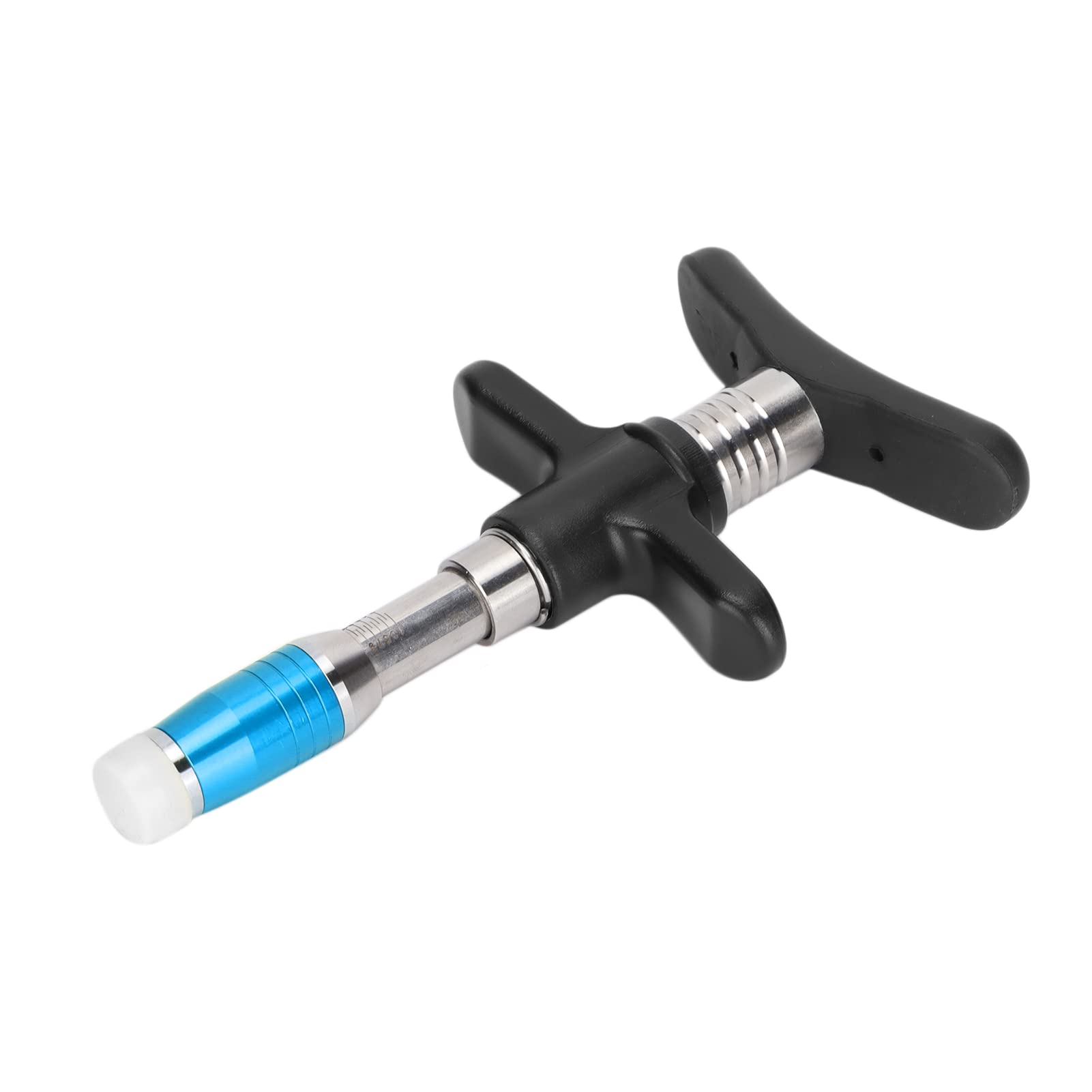 Photo 1 of ZJchao Chiropractic Adjustment Tool, 10 Levels Manual Single Head Spinal Massager Hand Back Massage Tool Gun Device Portable Chiropractic Adjustment Tool (Blue)