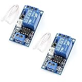 HiLetgo 2pcs 12V Single Bistable Self-Locking Relay