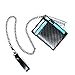 Minimalist Carbon Fiber RFID Blocking Anti-Theft Wallet w/ Removable Chain