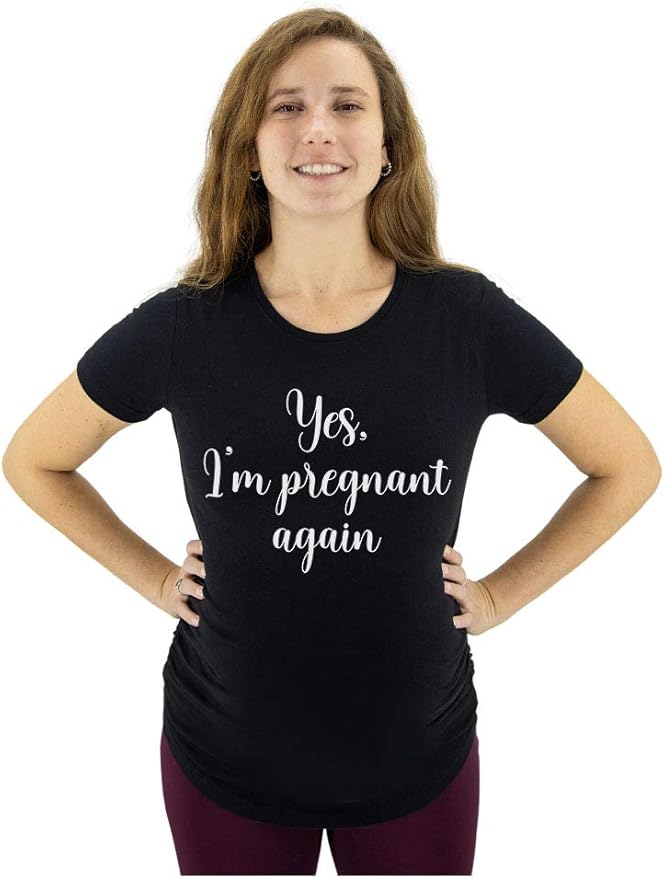 Tstars Funny Pregnancy Shirts for Women Pregnancy Announcement Shirts