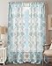 Destinations CHF 2-pc. Coral Reef Sheer Curtain Panel Set 84'' Blue/White