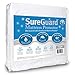 SureGuard California King Mattress Protector - 100% Waterproof, Hypoallergenic - Premium Fitted Cotton Terry Cover White