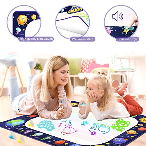image for Growsland Water Drawing Mat Kids Toys - Aqua Magic Doodle Mat Mess Fre