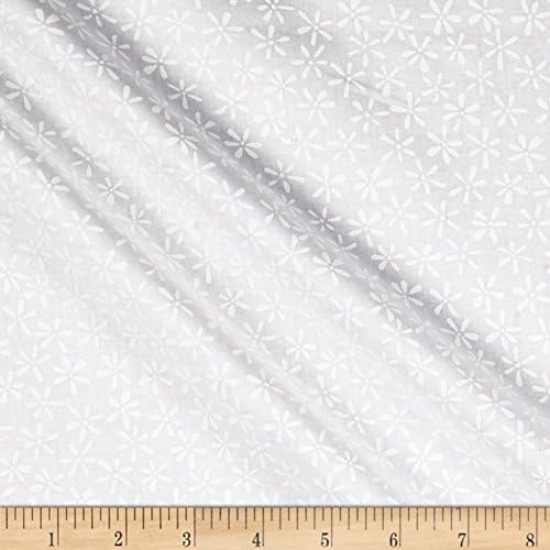 Northcott Simply Neutral Mini Dots White Fabric by The Yard