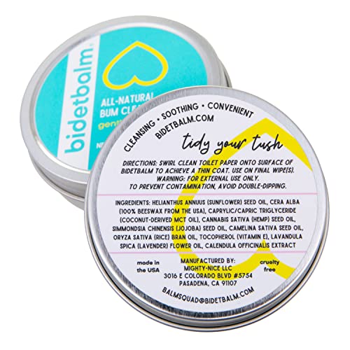 Alternative to Flushable Wipes and Toilet Paper Sprays. BidetBalm All