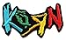 KORN001 - KORN Patch - Heavy Metal Patches, Applique Embroidered Patches - Iron on Patches - Rock Band Patches - Band Patches Metal - Logo Patches - Music Band Patches - KORN Patches