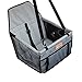 WOpet Deluxe Portable Pet Dog Car Booster Seat with Clip-On Safety Leash and Zipper Storage Pocket (1612.69.5)