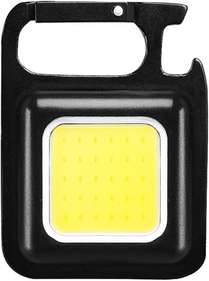 ATopoler 800LM COB LED Keychain Flashlight USB Rechargeable Mini Waterproof 3
