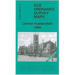 Central Huddersfield 1889: Yorkshire Sheet 246.15a Landkaart – Gevouwen Kaart, 7 april 2011