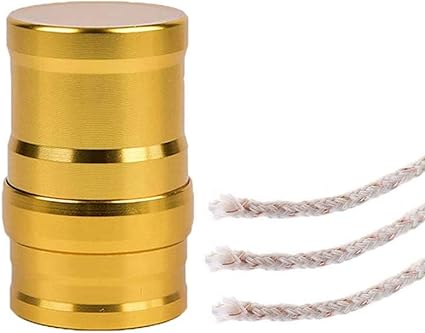 Amazon Co Jp Srecno オイルランプミニ 金属 アルコールランプ ミニ 綿の芯 3本付き アウトドアサバイバルキャンプ ハイキング旅行 ライトラボ機器暖房便利な耐久性 ホーム キッチン