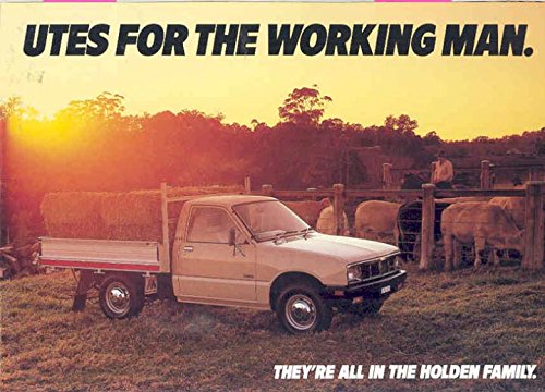 1986 Holden Rodeo UTE Pickup Brochure