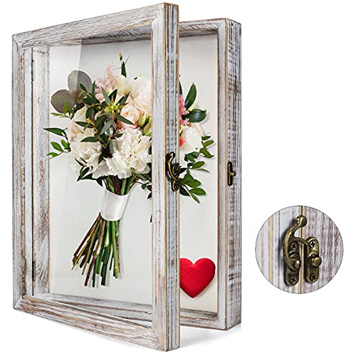 TJ.MOREE Flowers Shadow Box Display Case 11 x 14