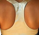 BAX-U Posture Corrector | UNISEX | Adjustable and Comfortable Upper Back & Shoulder Support Brace | Chiropractor Designed | SMALL | NUDE