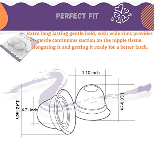 Breastfeeding Nipple Shield Enhancer Pair Nip Puller Enhancer for